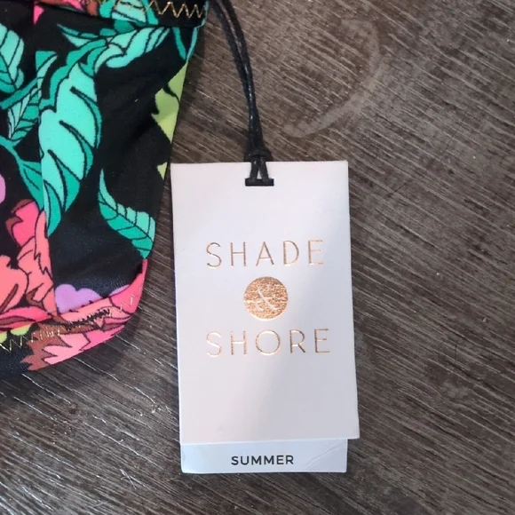 Shade & Shore Black and Pink Underwire Bra with Floral Design - Picture 2 of 6